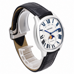 Cartier Drive 41MM WSNM0008 Moonphase White Dial Watch
